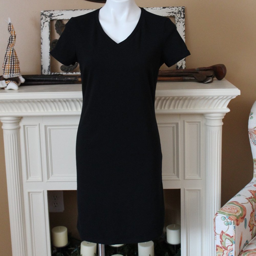 Old Navy V-Neck Stretch Short Sleeve Dress size Medium